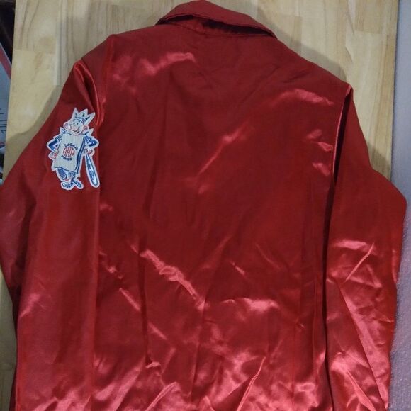 DS Vintage Ebbets Field Flannels Havana Sugar Kings Satin Jacket - Picture 6 of 7